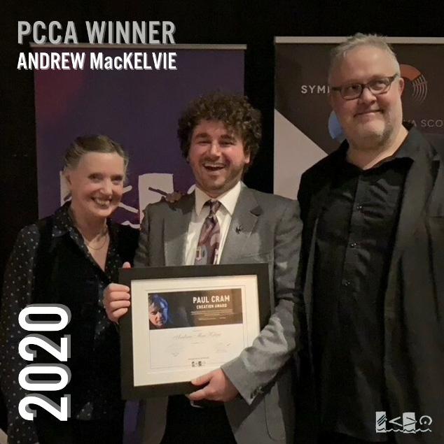 Portrait of 2020 PCCA Winner Andrew MacKelvie