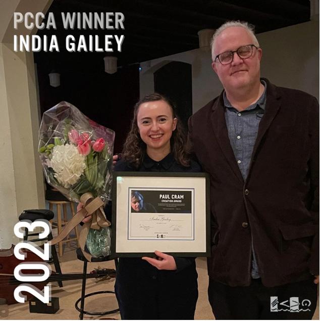 Portrait of 2023 PCCA Winner India Gailey