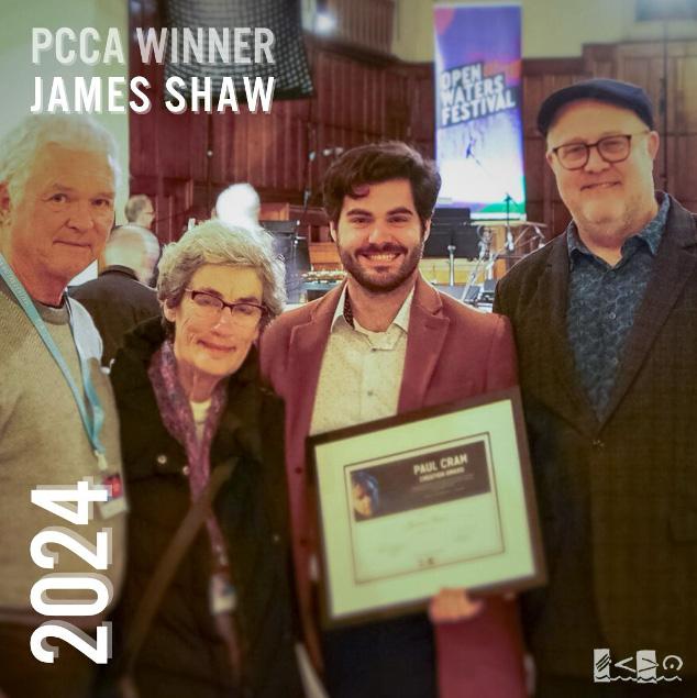 Portrait of 2024 PCCA Winner James Shaw